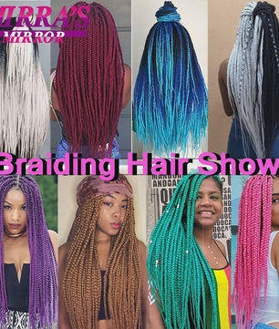 Pre-stretched Braiding Hair 26 Inch - Synthetische Haarverlengingen voor Crochet Braids in Kleuren