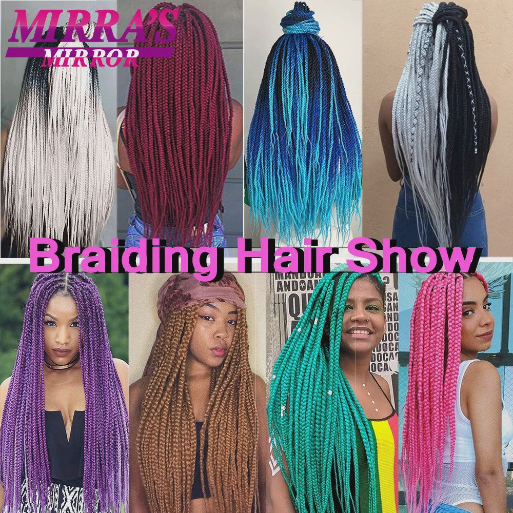 Pre-stretched Braiding Hair 26 Inch - Synthetische Haarverlengingen voor Crochet Braids in Kleuren