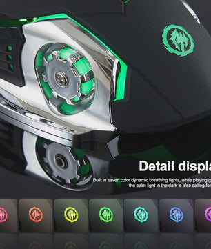 Oplaadbare Gaming Muis: Dual Mode Bluetooth 5.2 & 2.4G Wireless, 3600 DPI