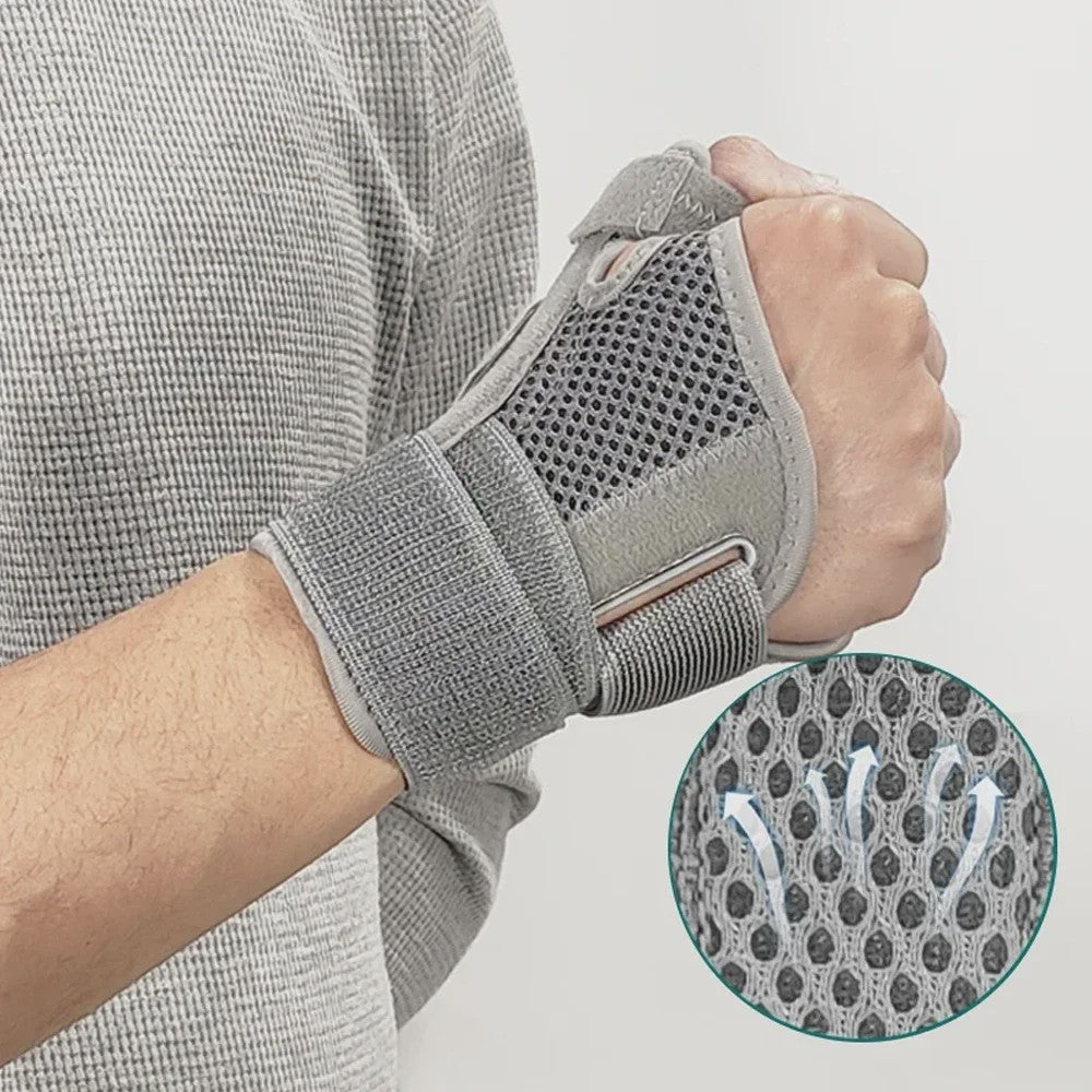 Flexibele Pols- en Duimbrace met Spalk - Ademend, voor Artritis, Tendinitis, Linker- of Rechterhand