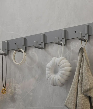 Punch-free Wandkapstok met Sterke Kleefkracht - Woonkamer, Badkamer & Keuken