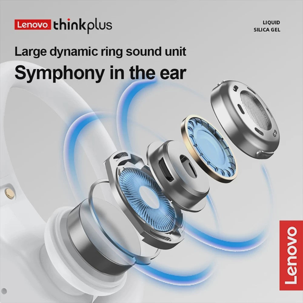 Lenovo LP75 Draadloze Sportoordopjes met Bluetooth 5.3, Hifi Stereo en LED Display