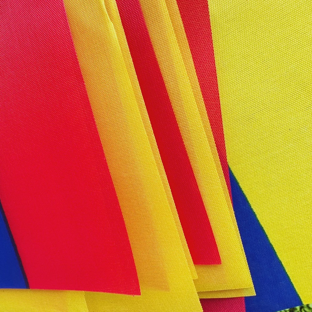 Colombia Vlaggenlijn 14x21cm - 20 Stuks Feestelijke Slingers voor Decoratie