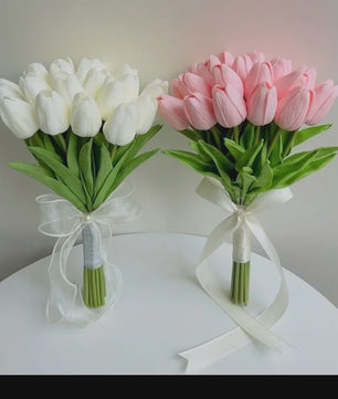 Real Touch Kunstbloemen Tulpen - Luxe Boeketten voor Huis & Bruiloft Decoratie