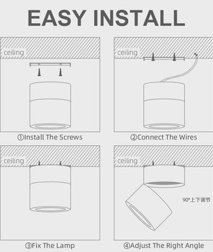 Opklapbare LED Downlight Spot - 7/10/15W - 3 Kleuren Licht - Plafondlamp