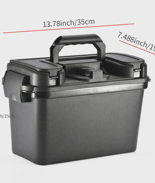 Robuuste Militaire Stijl Plastic Opslagbox met Handvat - Lichtgewicht & Sterk