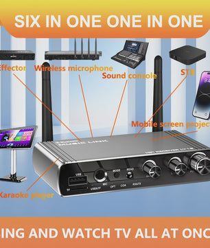Bluetooth 5.4 Audio Zender & Ontvanger met Optische/Coaxiale Ingang & 3.5mm/6.5mm Aansluiting