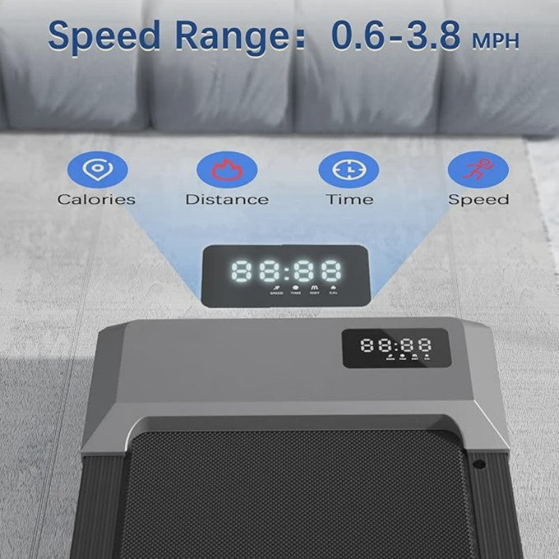 Compacte 2-in-1 Loopband voor Thuis: Wandelen & Rennen (2.5PK, 136kg Capaciteit)