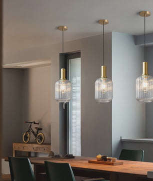 Moderne Glazen Hanglamp voor Eetkamer - Stijlvolle Plafondlamp
