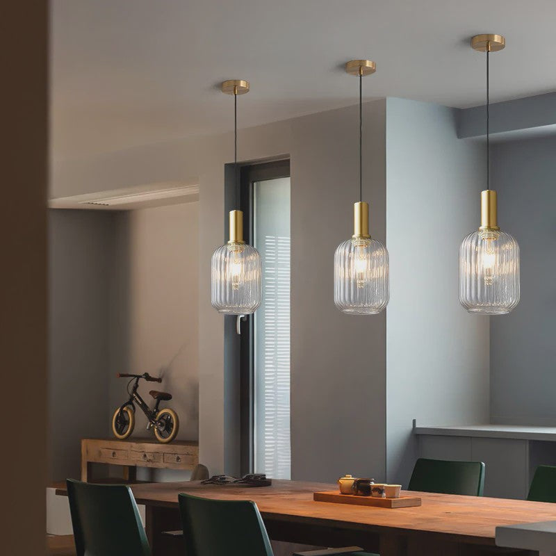 Moderne Glazen Hanglamp voor Eetkamer - Stijlvolle Plafondlamp