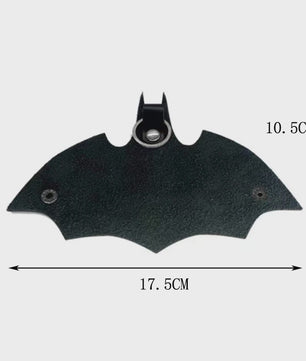 Stoere Batman Bat-vormige Leeren Sleutelhanger voor Auto, Tas & Taille - Uniseks Accessoire