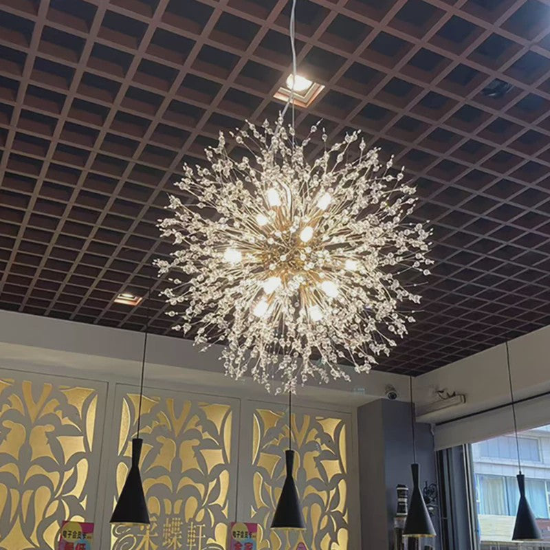 Moderne Bloemvormige LED Hanglamp - Sterrenhemel Effect voor Woonkamer & Eetkamer