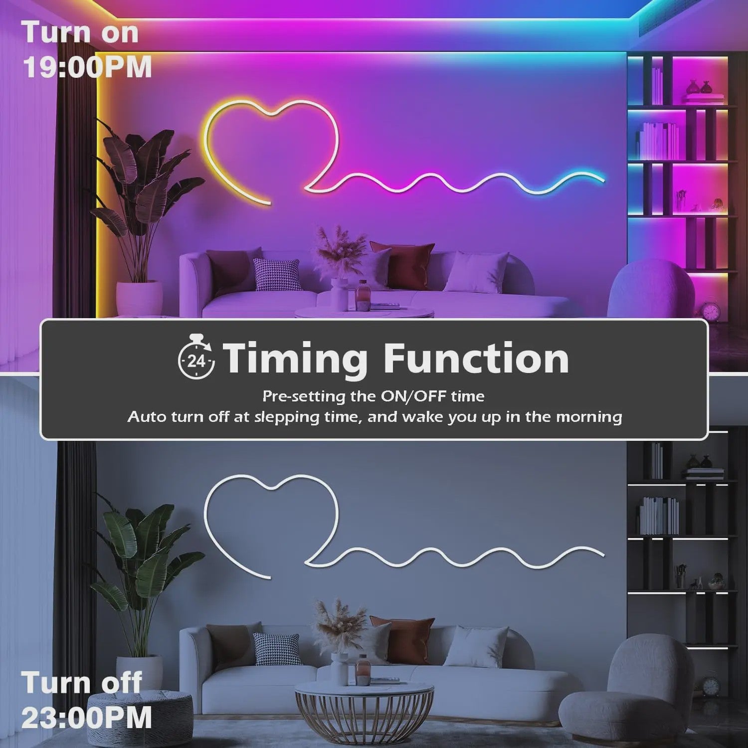 Flexibele RGB LED Neon Touwverlichting 30M/20M - App/Remote Bediening, Muziek Sync, IP65 Outdoor
