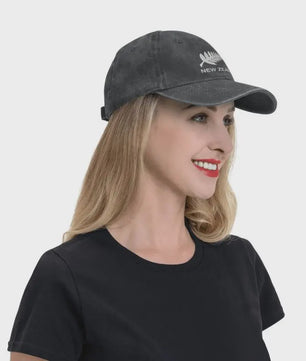 New Zealand All Blacks Unisex Baseball Cap - Vintage Denim Rugby Pet