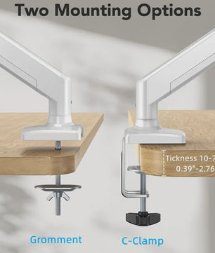 Universele Monitor Arm voor Schermen tot 32 Inch - Bureau Mount met Verstelbare Hoogte en Kanteling