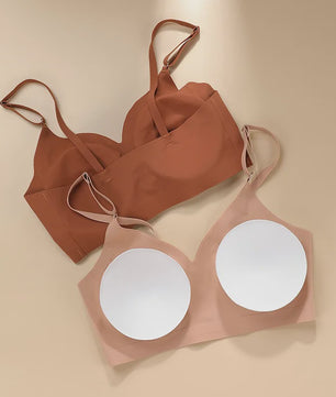 Naadloze Push-Up BH met IJszijde - Comfortabele Crop Top Stijl