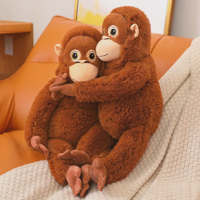 Grote Zachte Pluche Knuffel Gorilla / Aap - 62cm - Leuke Kinderkamer Decoratie & Cadeau