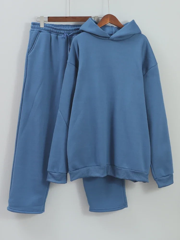 Heren Hoodie & Joggingbroek Set - Casual Loungewear Outfit voor Herfst & Lente