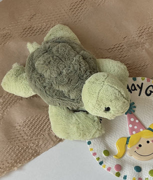 Realistische Schildpad Knuffel - Zachte Zeeturtle Pluche Dier met Sleutelhanger voor Kinderen