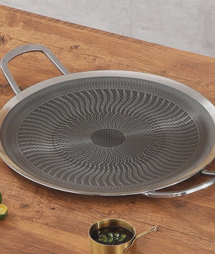 RVS BBQ Grillpan - Geschikt voor Camping, Thuis & Inductie/Gas Kookplaten