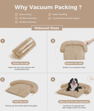 Luxe Fluffy Hondenkussen - Extra Zacht & Wasbaar Hondensofa voor Winterse Warmte