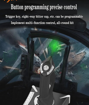 PXN-2119Pro Flight Joystick voor PC - Trilling Simulator Stick met USB