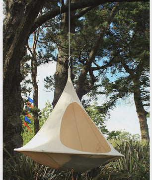 Waterproof Hangmat Dubbele Schommelstoel Cacoon - Binnen & Buiten Gebruik, Incl. Ophangkit