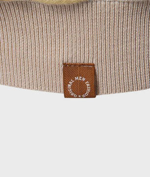 Heren Gebreide Polo Shirt - Ademend, Zomerse Strepen & Mesh Inzetstukken