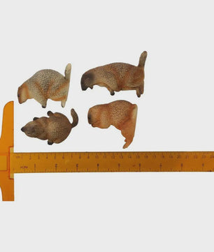 Realistische Marmot Beeldjes - PVC Sierfiguren voor Huisdecoratie