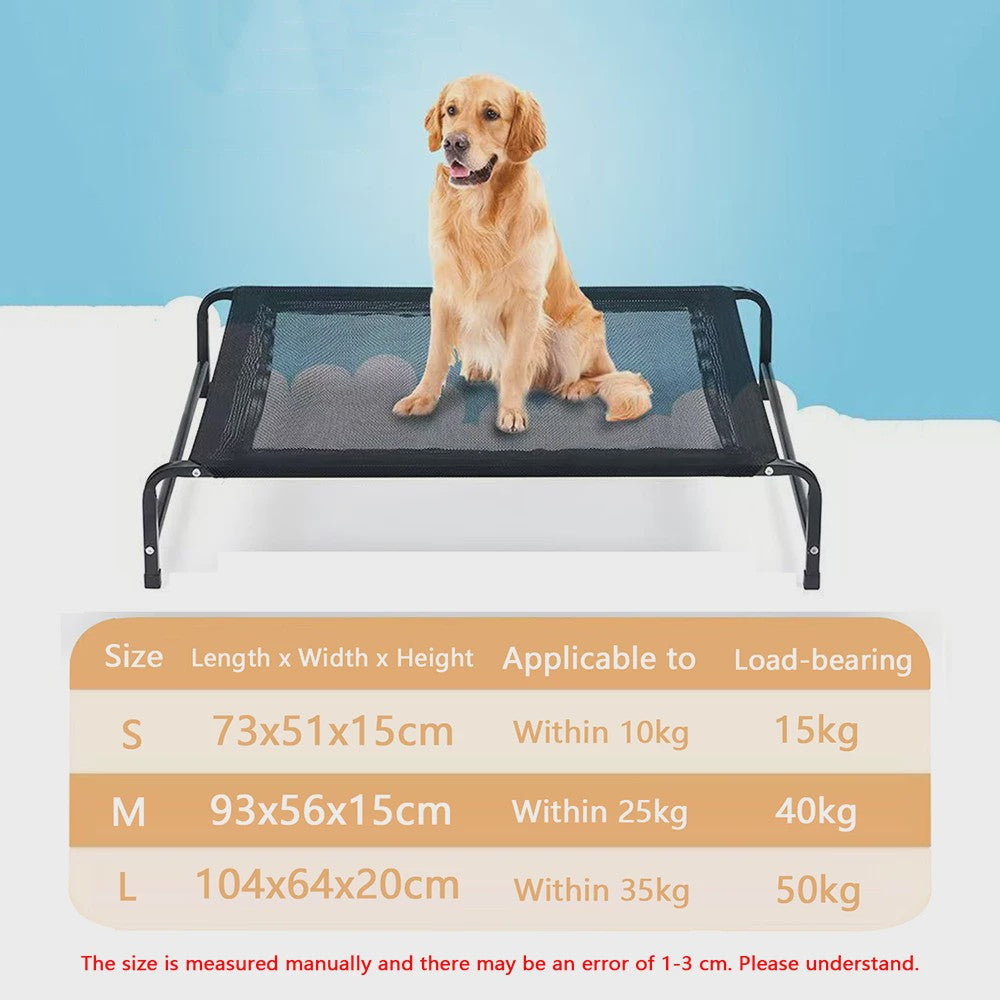 Verhoogd Hondenkussen XL - Zomer Bed voor Grote Honden & Katten - Duurzaam, Ventilerend & Anti-slip