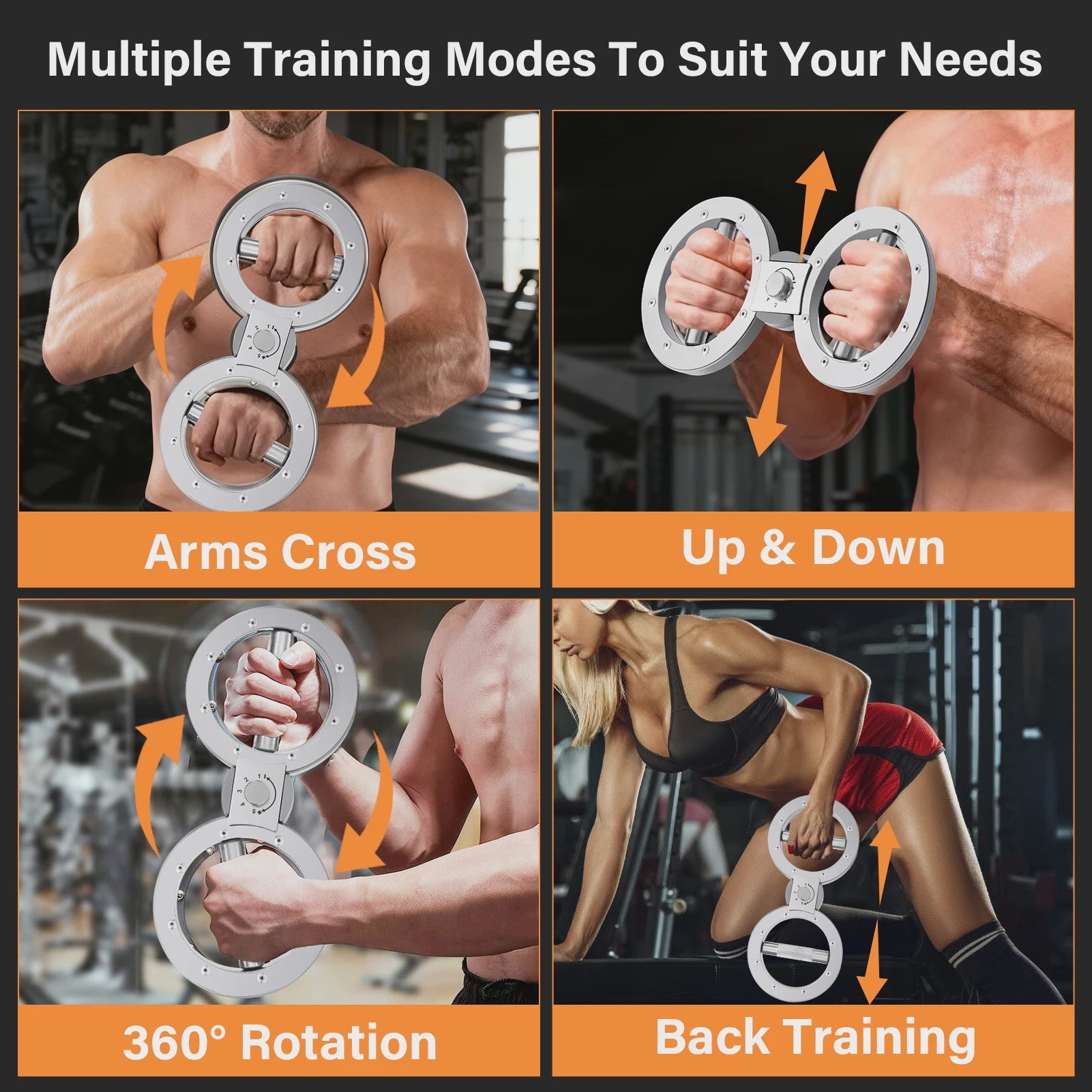 Verstelbare Rotator Machine voor Onderarm & Handkracht Training - 360° Rotatie