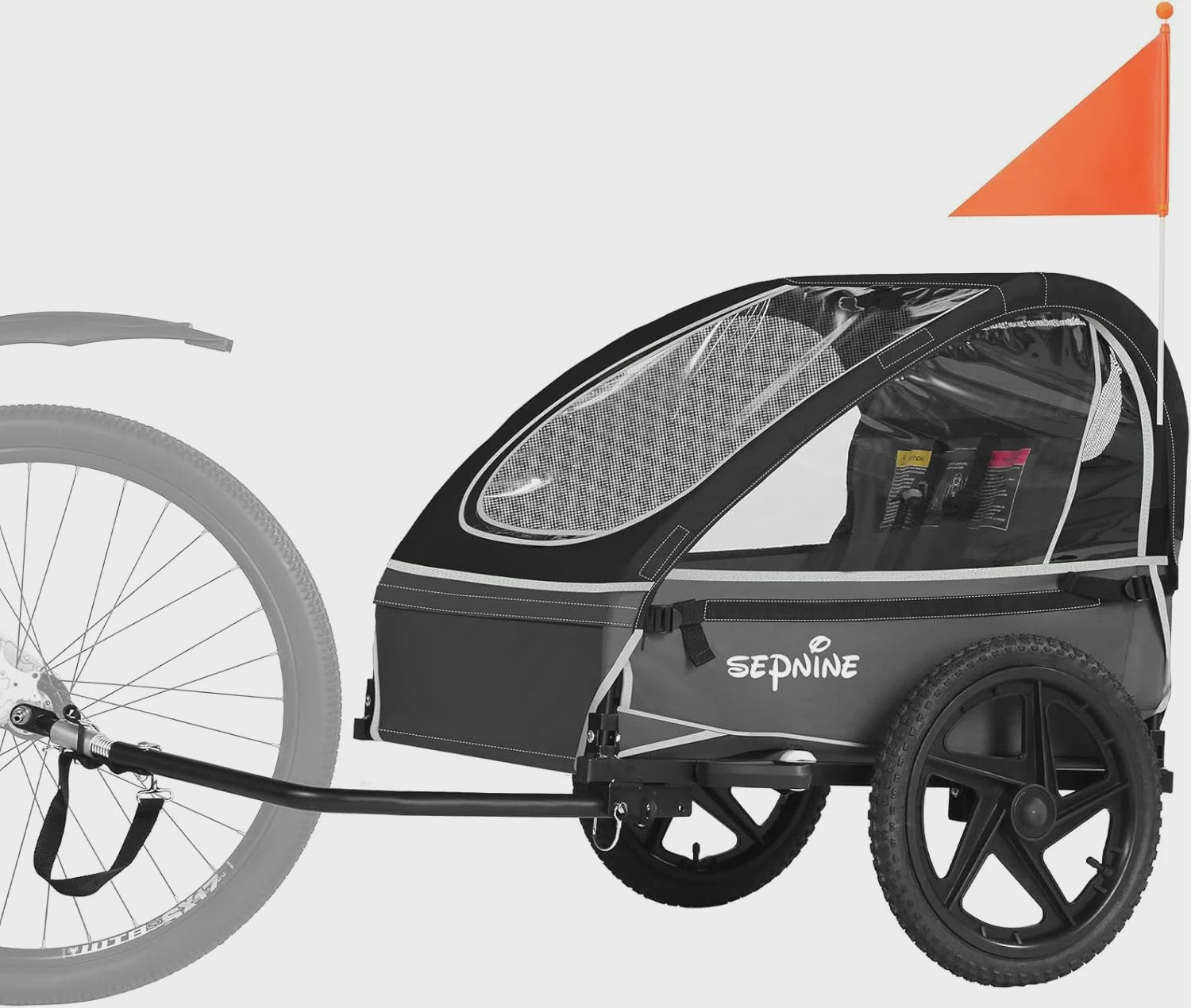 Kinderfietskar BT609S - Opvouwbaar, met opbergvak en snelsluiting