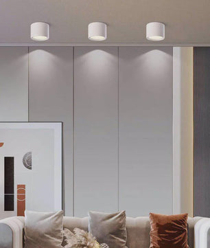 Moderne LED Plafondspot - Opbouw Downlight met 3 Kleurtemperaturen