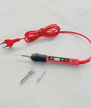 80W LCD Soldeerbout Kit met Instelbare Temperatuur en Keramische Heater