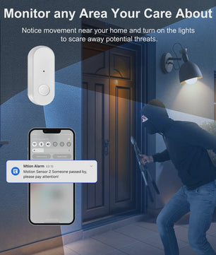 Tuya WiFi PIR Bewegingsmelder - Slimme Home Beveiliging met Smart Life App