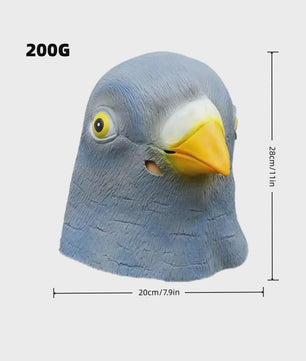 Grappig Duivenmasker - Vogelkop Kostuum voor Feestjes & Halloween
