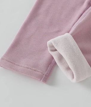 Warme Kinder Leggings voor Herfst & Winter - Fleece gevoerd, Hoge Taille