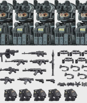 Bouwstenen Militaire Special Forces Commando Figuren met Wapens