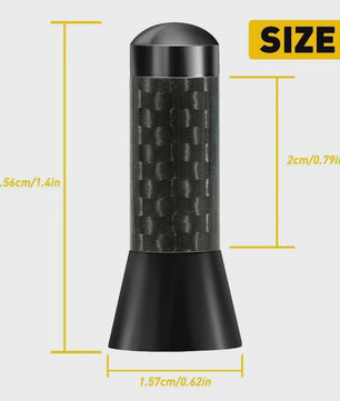 Stijlvolle Carbon Fiber Auto Antenne - Verbeterd Signaal