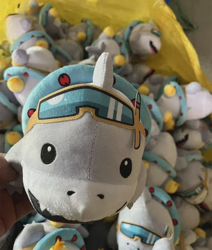 Jeff de Land Shark Pluche Knuffel - Zacht Anime Speelgoed voor Kinderen & Decoratie
