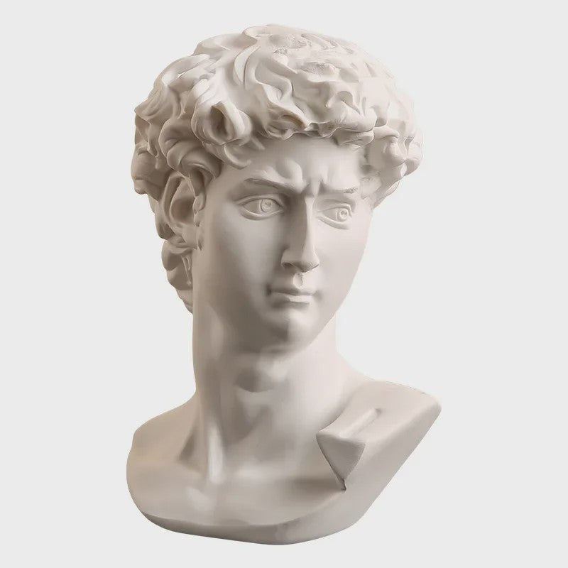Griekse Mythologie Apollo buste sculptuur van hars - Klassieke God van het Zonlicht