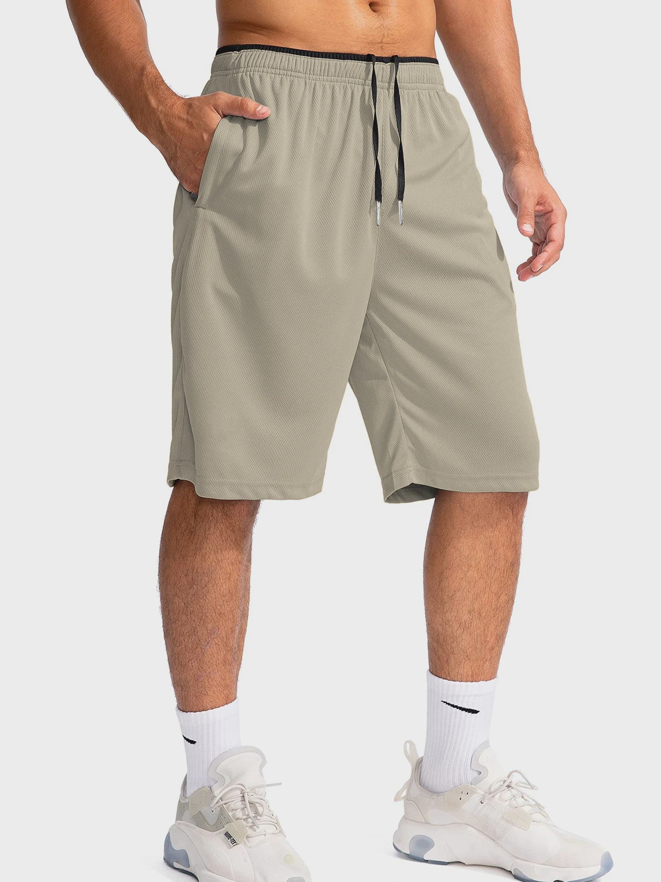 Herensportbroek: Comfortabele Mesh Shorts voor Fitness, Running & Basketbal