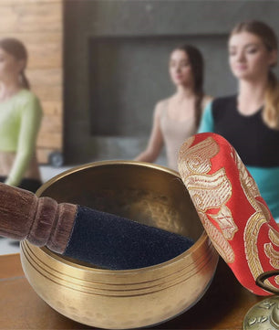 Tibetaanse Klankschaal Set - Meditatie & Yoga - Uniek Cadeau voor Stressverlichting