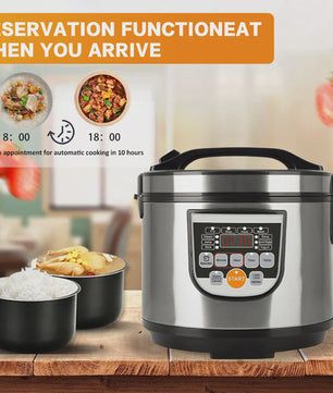 5L Digitale Rijstkoker & Multi-Cooker: Stoom, Soep, Porridge & Meer
