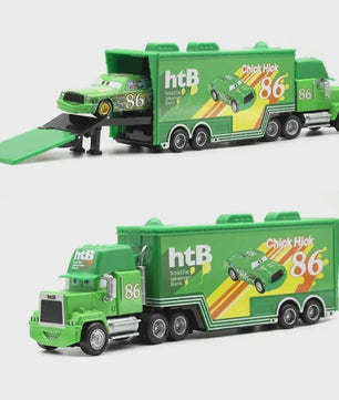 Disney Pixar Cars Vrachtwagen & Auto Set: Lightning McQueen, Mack & Meer