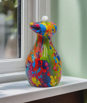Karakteristieke Kikker Resin Figuur - Vrolijke Decoratie voor Huis, Kerst & Halloween