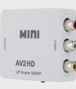 Mini HDMI naar RCA AV Converter met Upscaler - Full HD 1080P