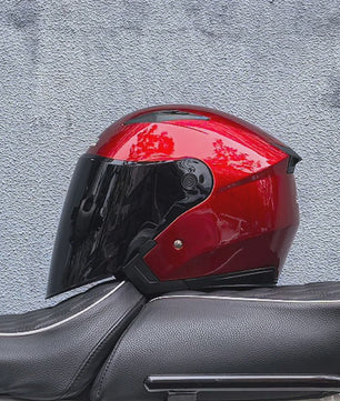 Motorhelm Heren Dames Universeel Vier Seizoenen Dubbel Vizier
