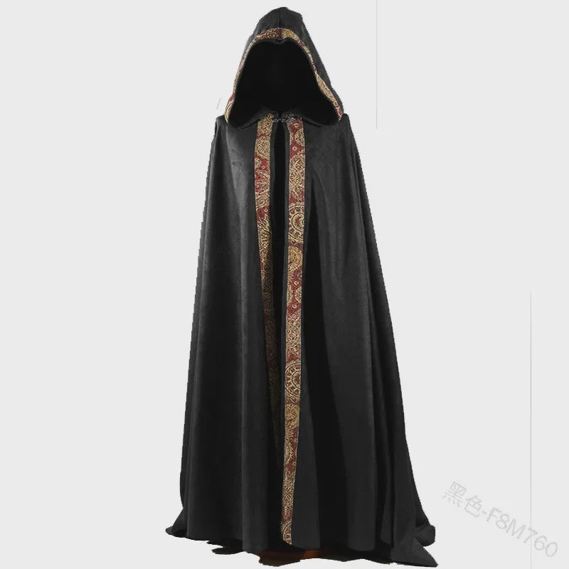Middeleeuwse Kapmantel met Capuchon - Vintage Gothic Stijl voor Heren en Dames