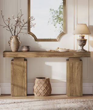 Lange Console Tafel 160 cm Hout - Entree Tafel Achter Bank - SediaXL